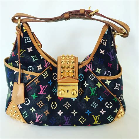 black multi color louis vuitton bag|louis vuitton multicolor monogram bag.